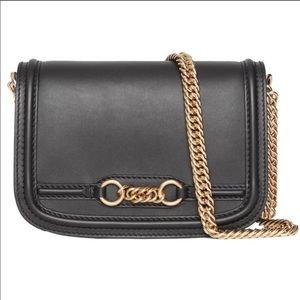 Burberry Leather Black Link Bag